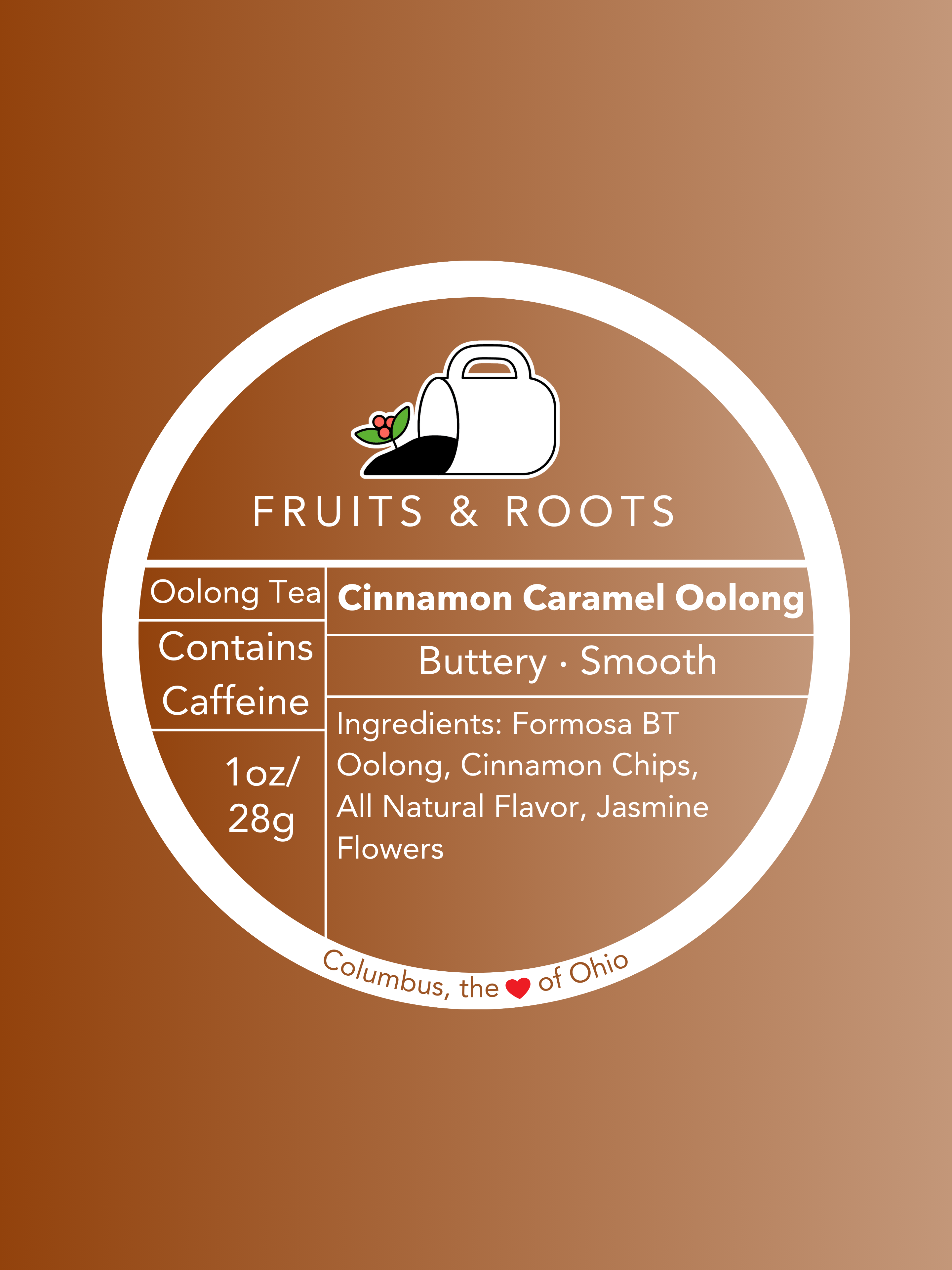 Cinnamon Caramel Oolong | Fruits & Roots Coffee Roasters